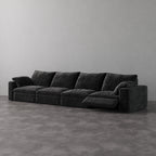 CloudLuxe 4-Piece Modular Recliner Sofa