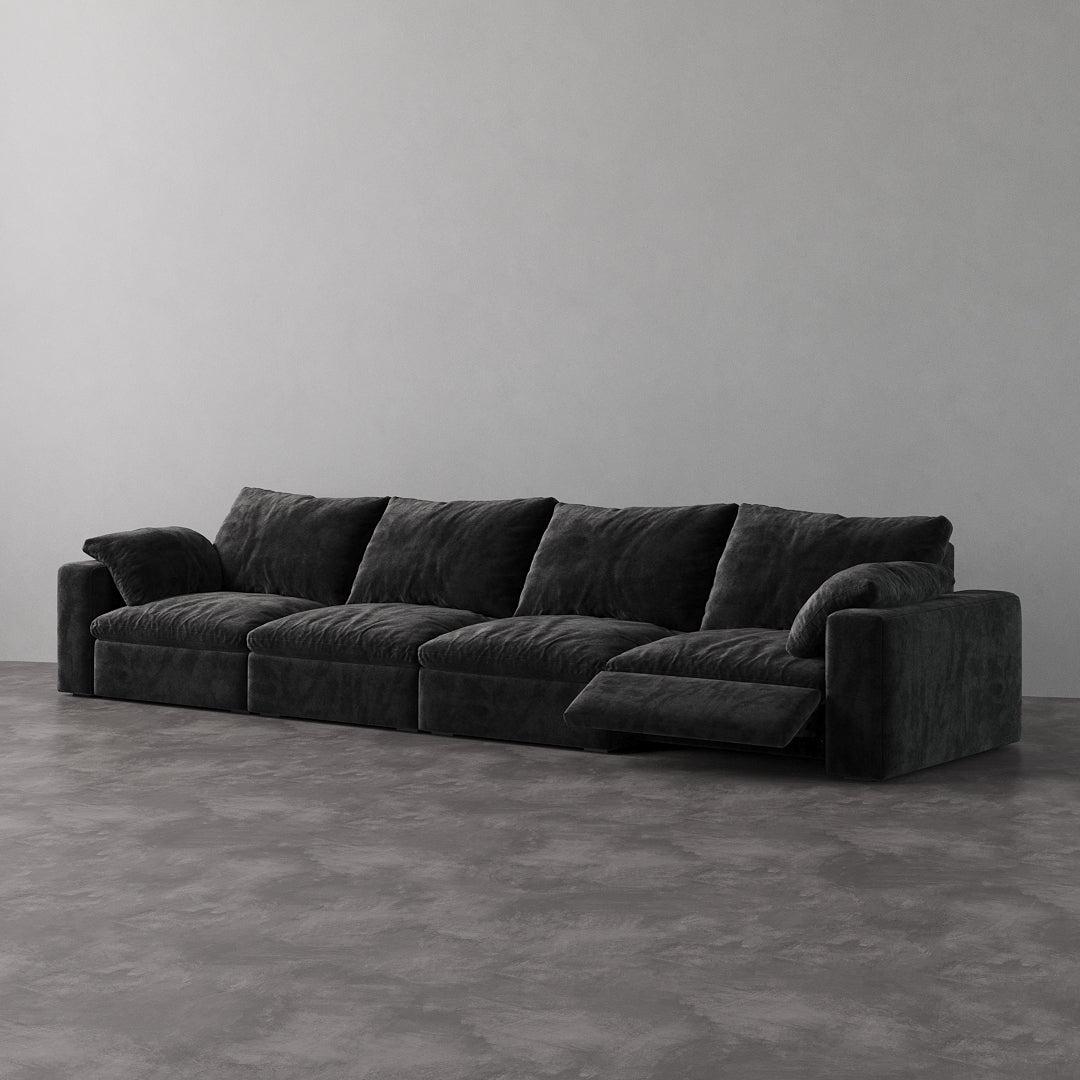 CloudLuxe 4-Piece Modular Recliner Sofa