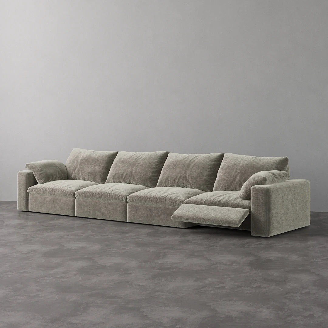 CloudLuxe 4-Piece Modular Recliner Sofa