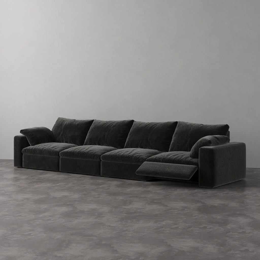 CloudLuxe 4-Piece Modular Recliner Sofa
