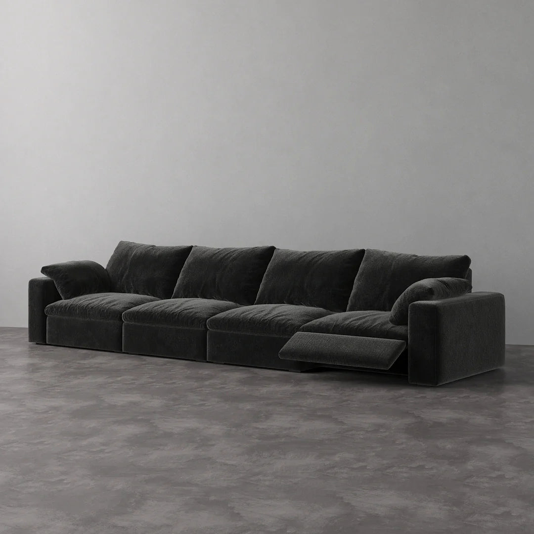 CloudLuxe 4-Piece Modular Recliner Sofa