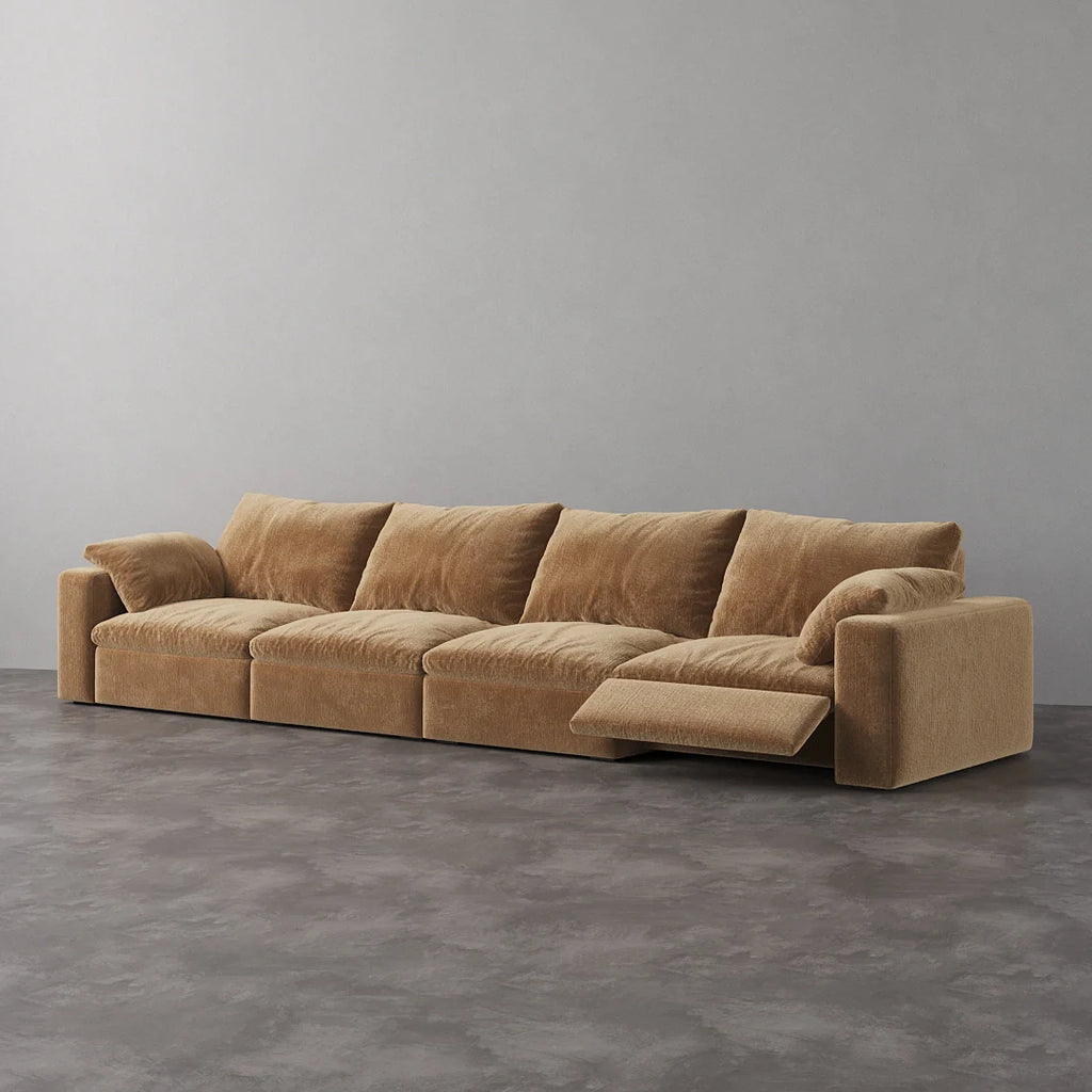CloudLuxe 4-Piece Modular Recliner Sofa