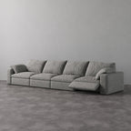 CloudLuxe 4-Piece Modular Recliner Sofa