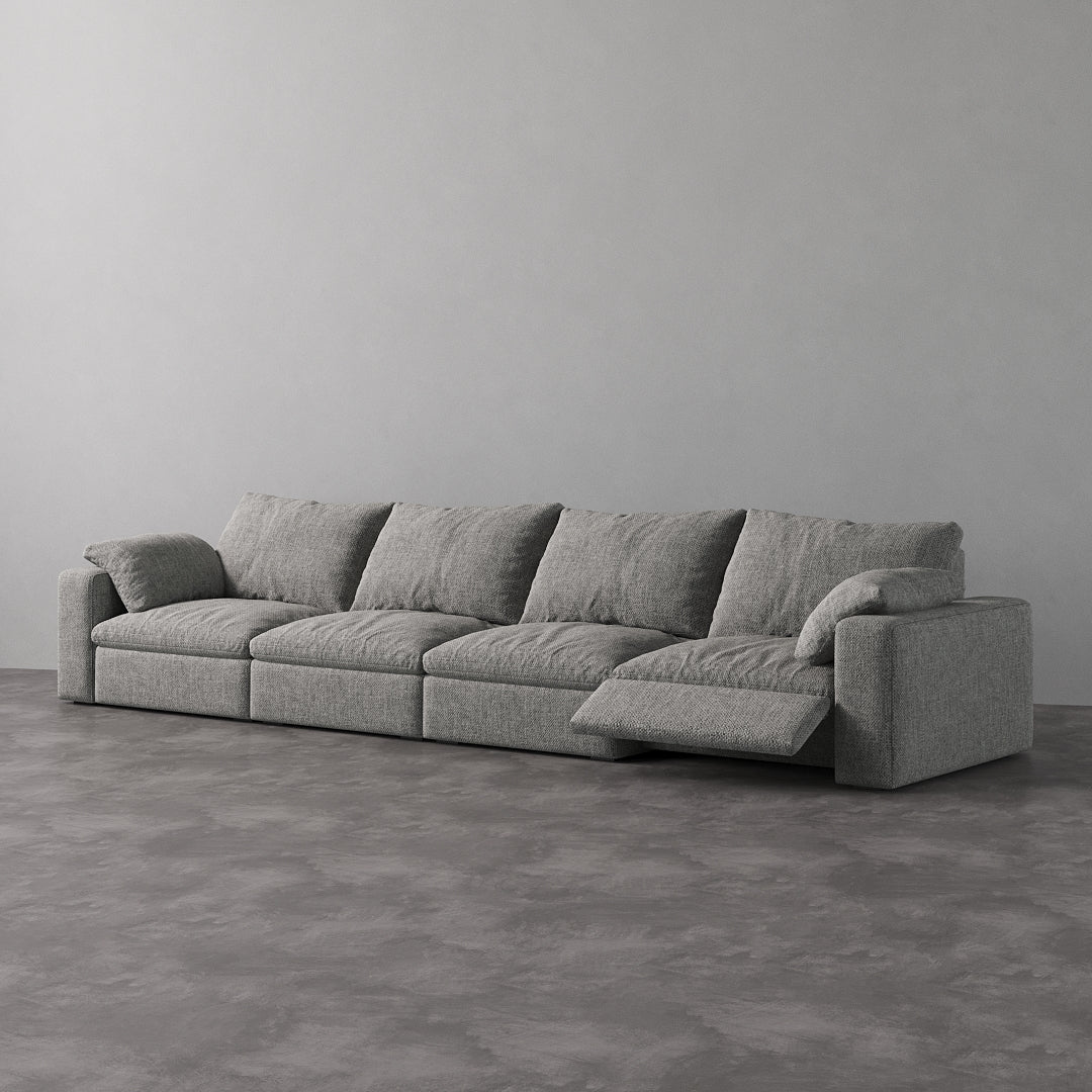 CloudLuxe 4-Piece Modular Recliner Sofa