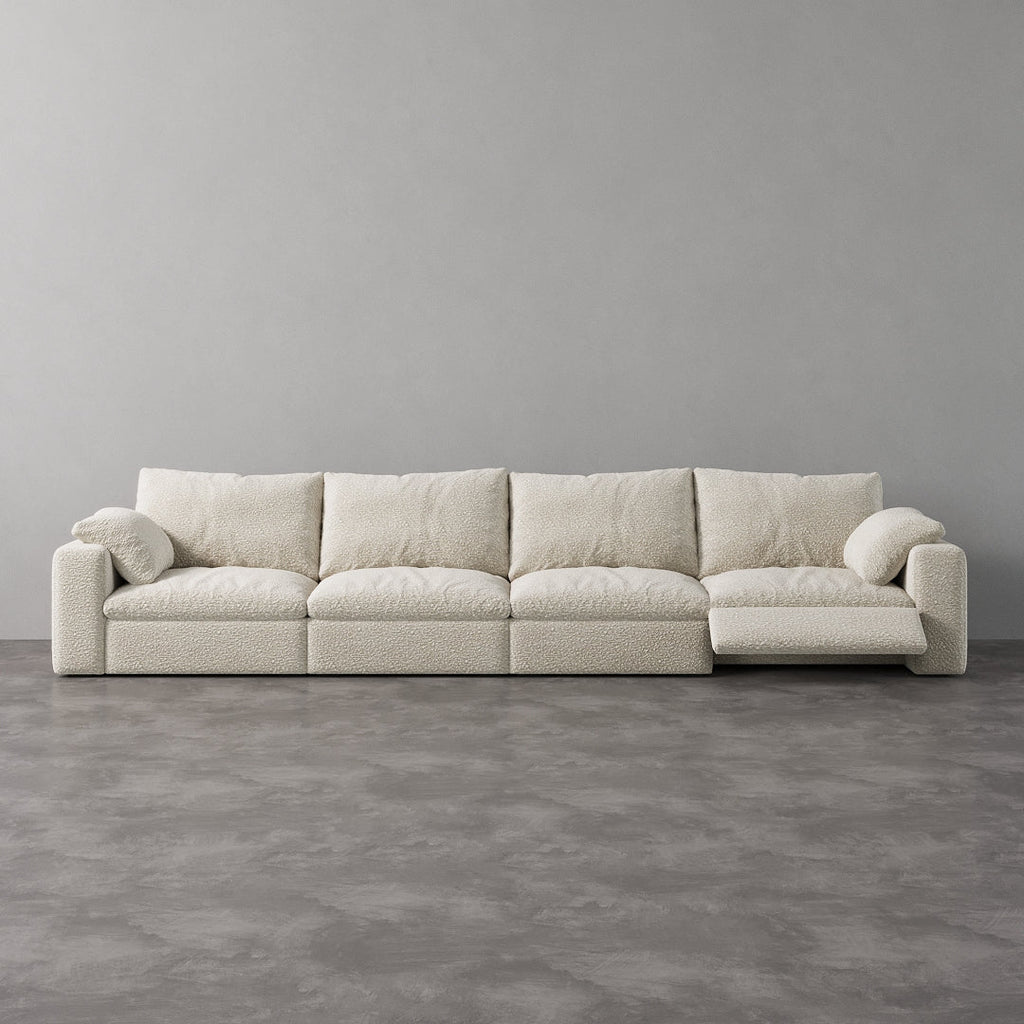 CloudLuxe 4-Piece Modular Recliner Sofa
