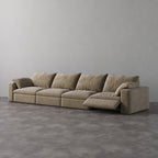 CloudLuxe 4-Piece Modular Recliner Sofa