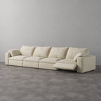 CloudLuxe 4-Piece Modular Recliner Sofa