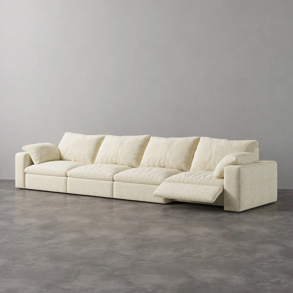CloudLuxe 4-Piece Modular Recliner Sofa