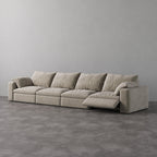 CloudLuxe 4-Piece Modular Recliner Sofa