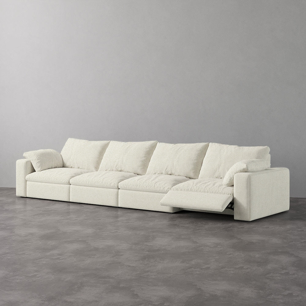 CloudLuxe 4-Piece Modular Recliner Sofa