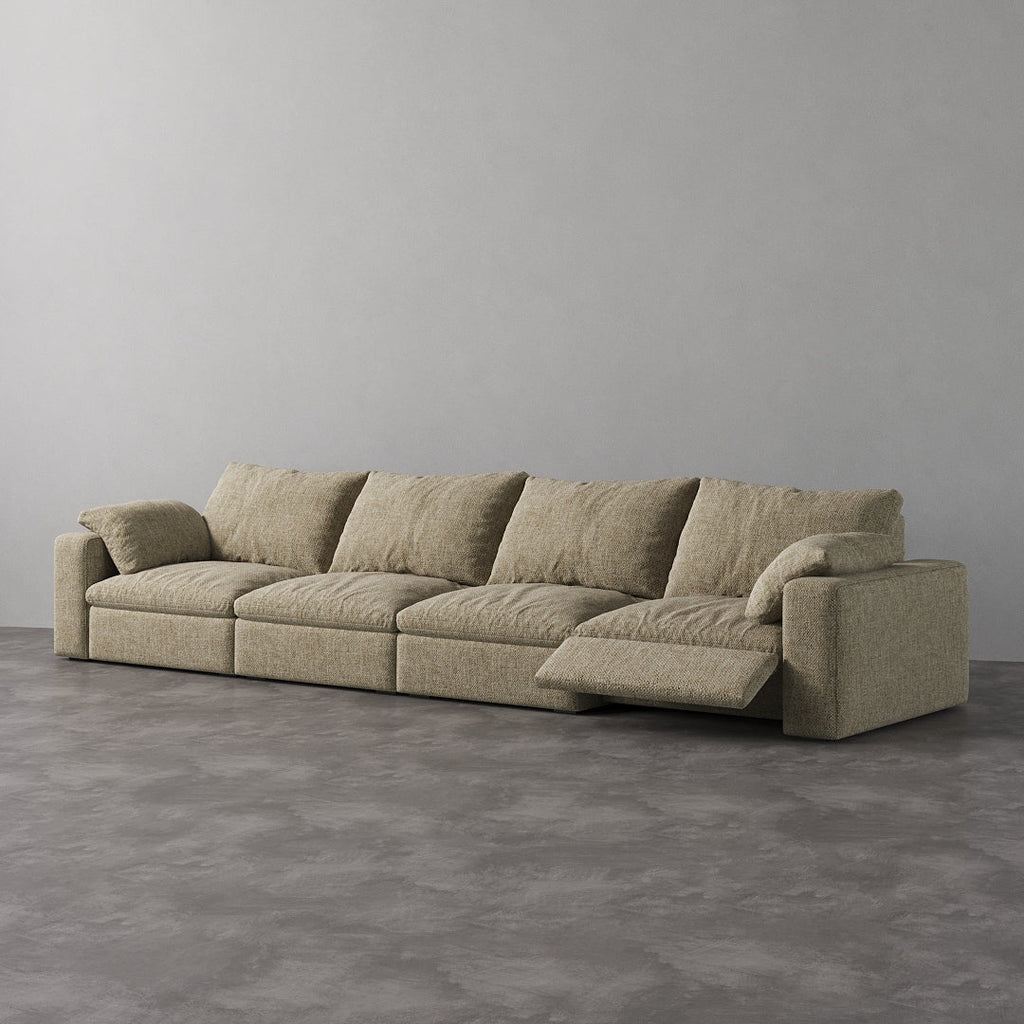 CloudLuxe 4-Piece Modular Recliner Sofa
