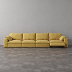 CloudLuxe 4-Piece Modular Recliner Sofa