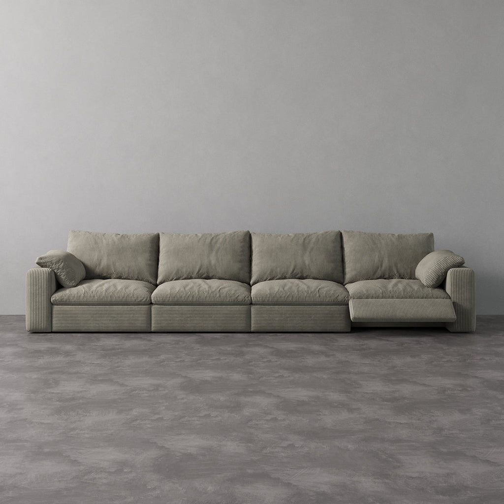 CloudLuxe 4-Piece Modular Recliner Sofa