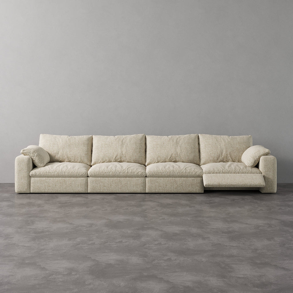 CloudLuxe 4-Piece Modular Recliner Sofa