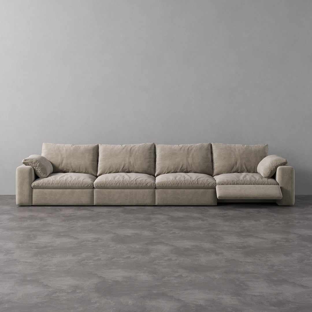 CloudLuxe 4-Piece Modular Recliner Sofa