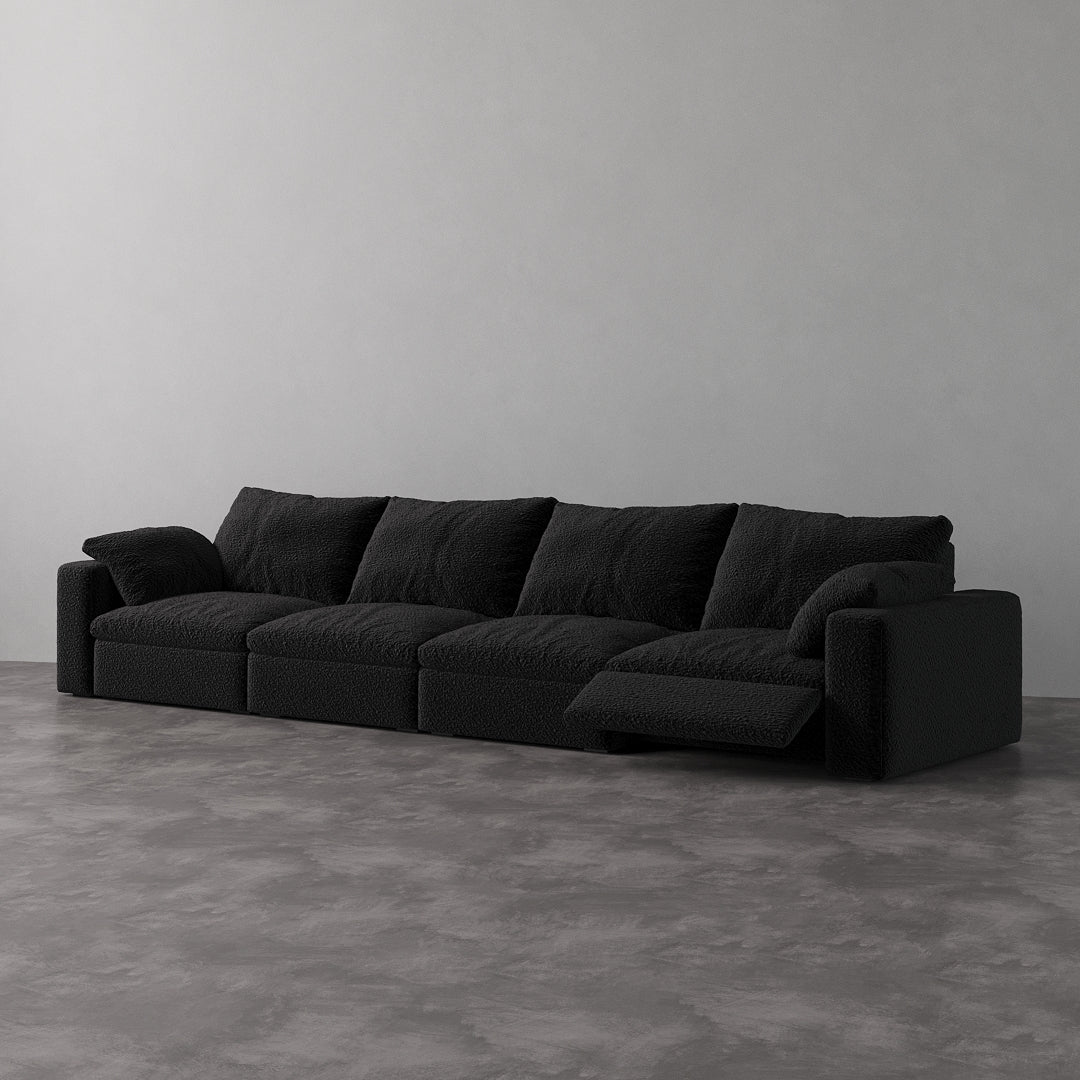 CloudLuxe 4-Piece Modular Recliner Sofa