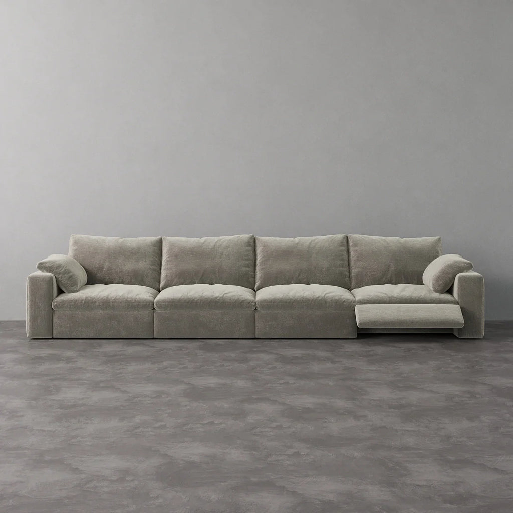 CloudLuxe 4-Piece Modular Recliner Sofa