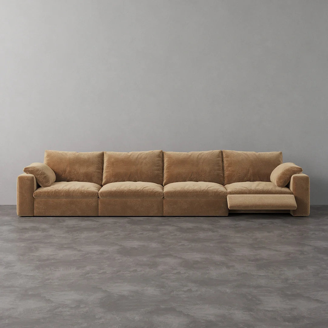 CloudLuxe 4-Piece Modular Recliner Sofa