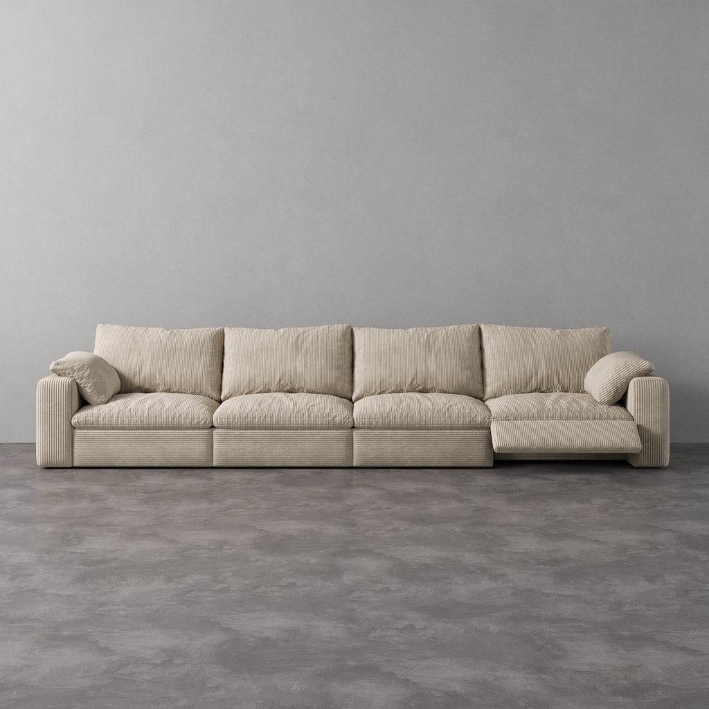 CloudLuxe 4-Piece Modular Recliner Sofa