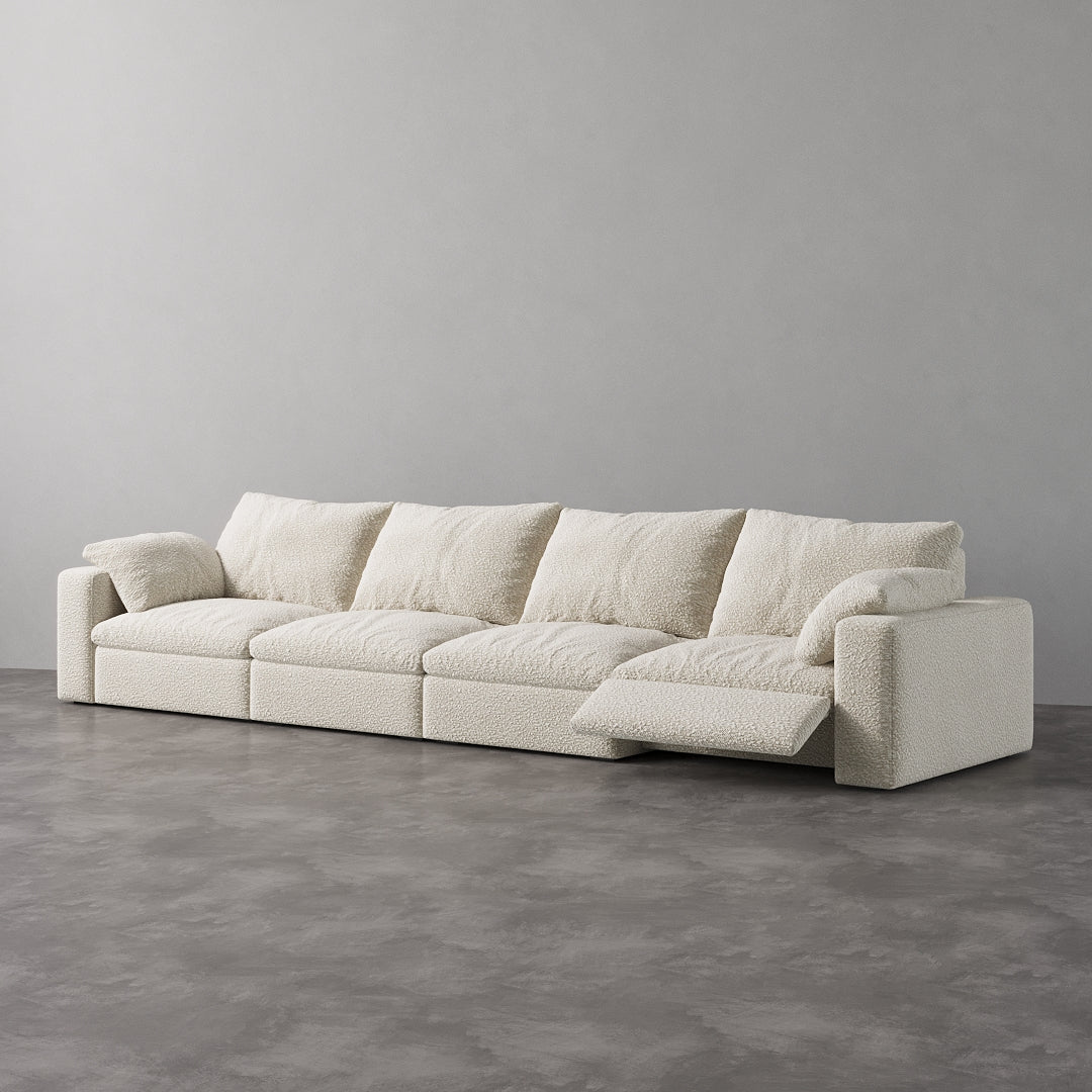 CloudLuxe 4-Piece Modular Recliner Sofa