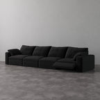 CloudLuxe 4-Piece Modular Recliner Sofa-Bouclé