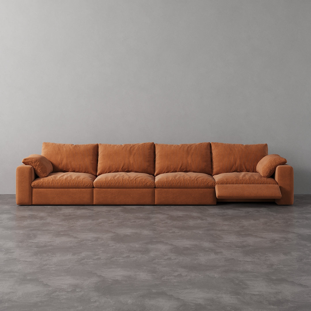 CloudLuxe 4-Piece Modular Recliner Sofa