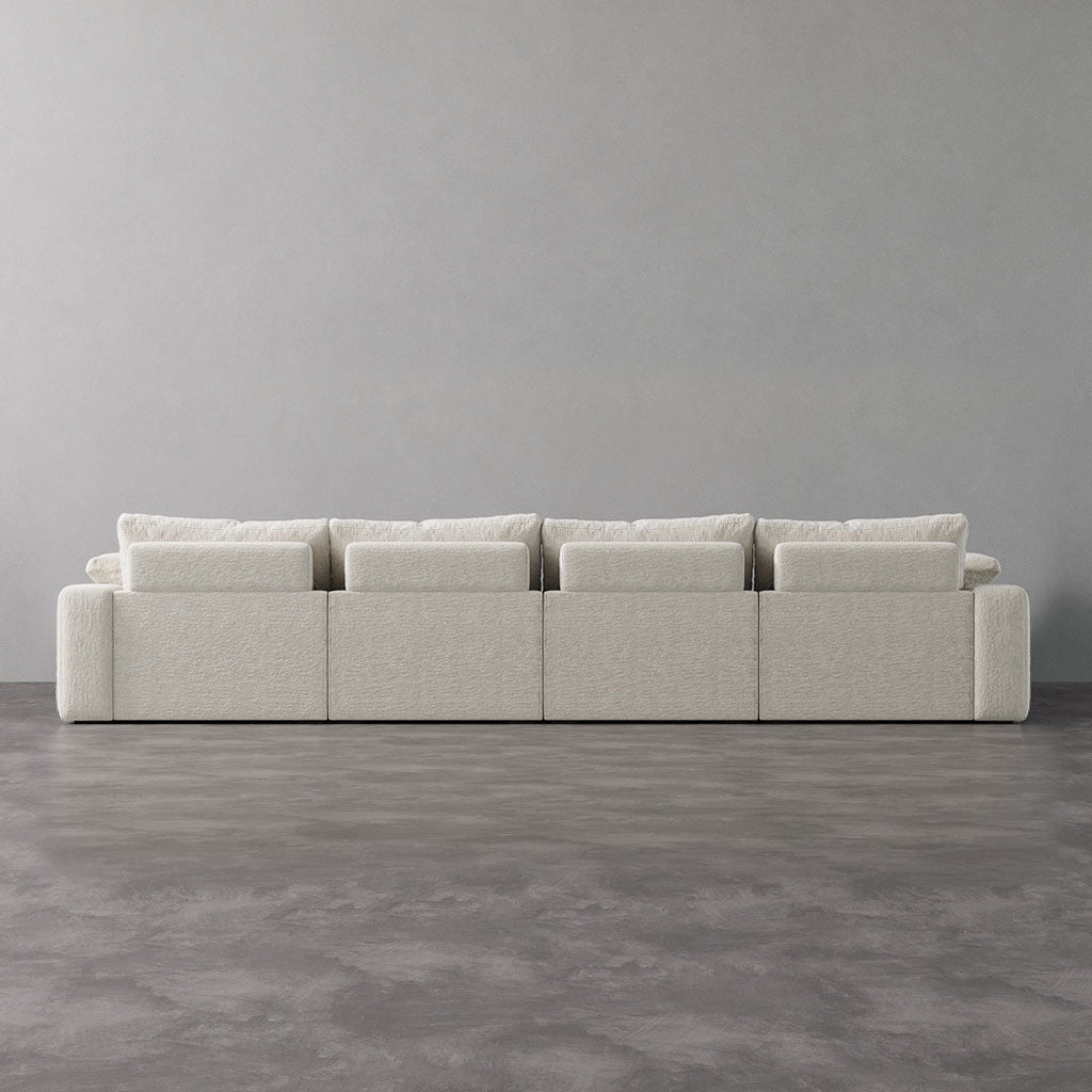 CloudLuxe 4-Piece Modular Recliner Sofa