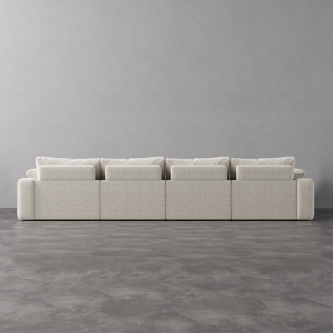 CloudLuxe 4-Piece Modular Recliner Sofa