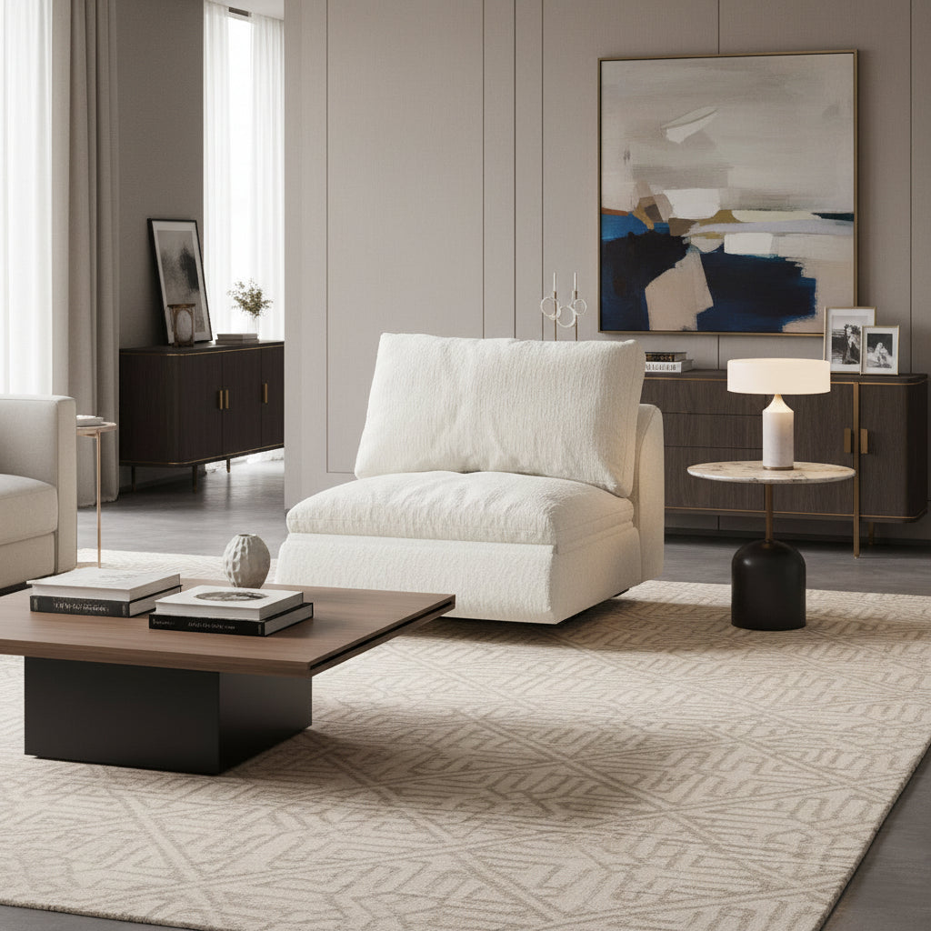 Armless Recliner Chair