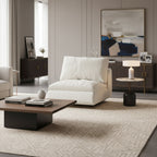 Armless Recliner Chair