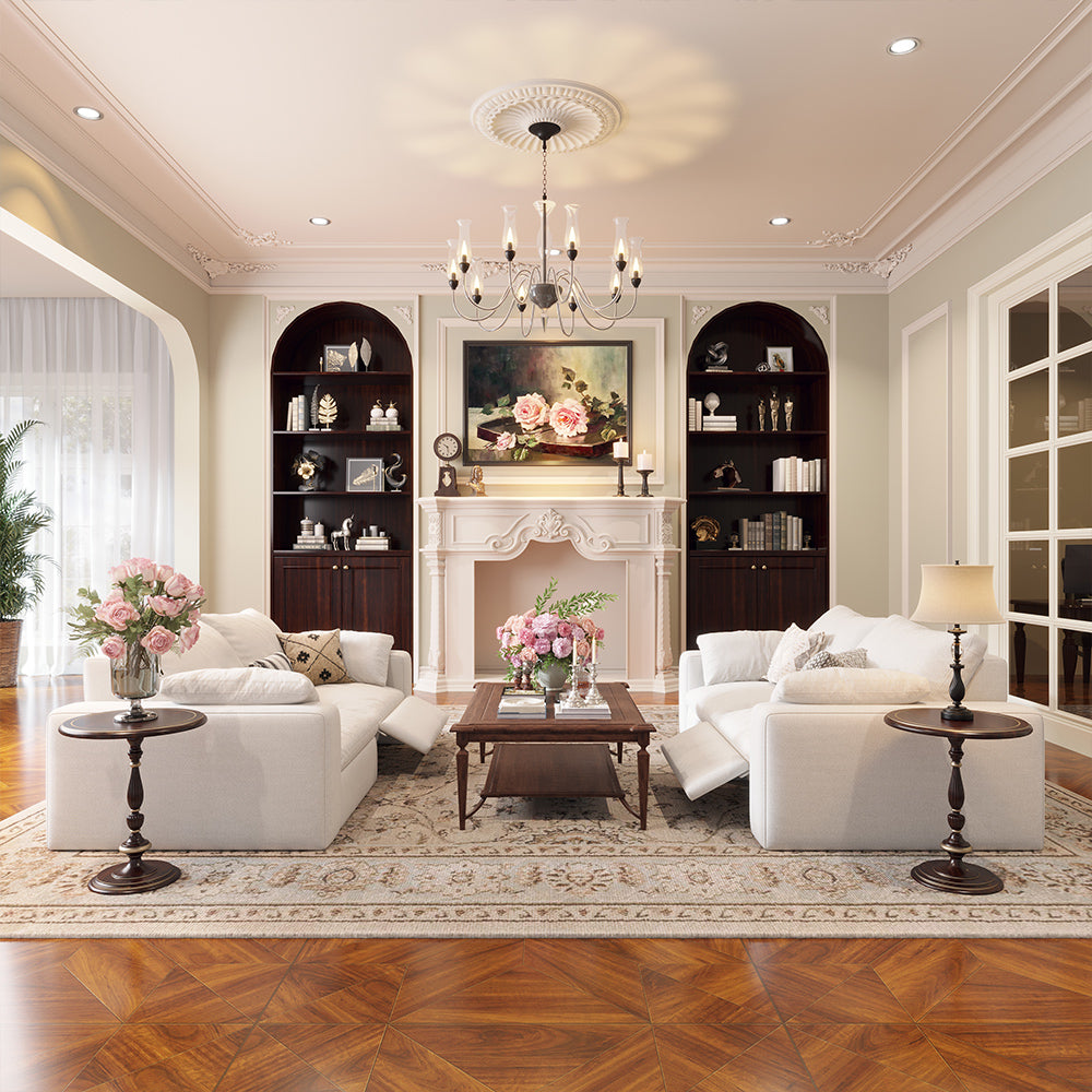 CloudLuxe 2-Piece Modular Recliner Sofa