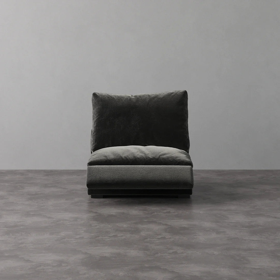 Armless Recliner Chair