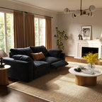 CloudLuxe 2-Piece Modular Recliner Sofa-Velvet