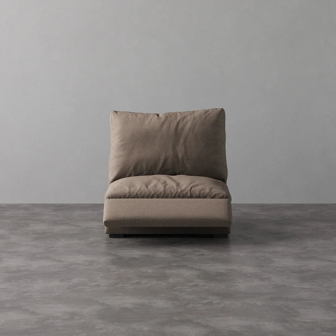 Armless Recliner Chair