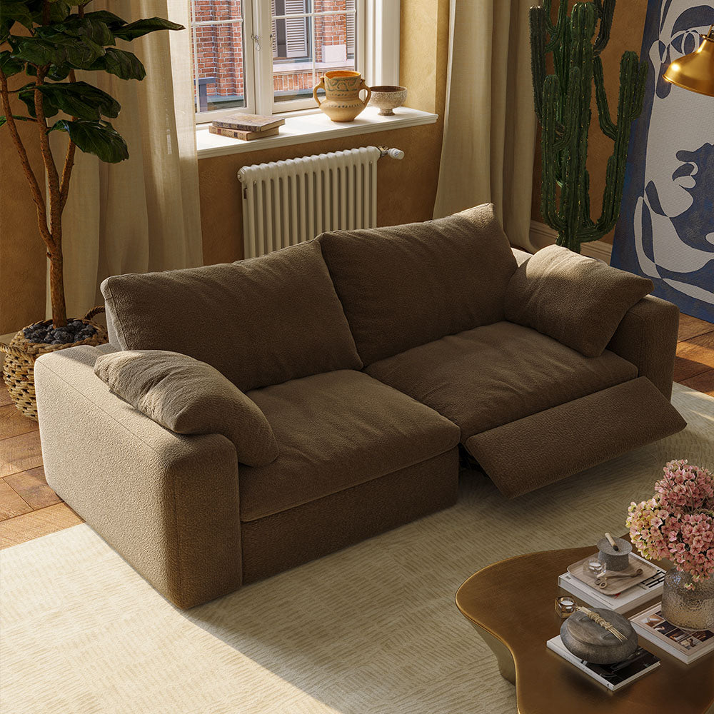 CloudLuxe 2-Piece Modular Recliner Sofa-Pet-Friendly