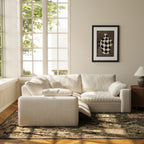 CloudLuxe Corner 3-Piece Modular Recliner Sectional