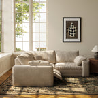 CloudLuxe Corner 3-Piece Modular Recliner Sectional