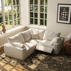 CloudLuxe Corner 3-Piece Modular Recliner Sectional