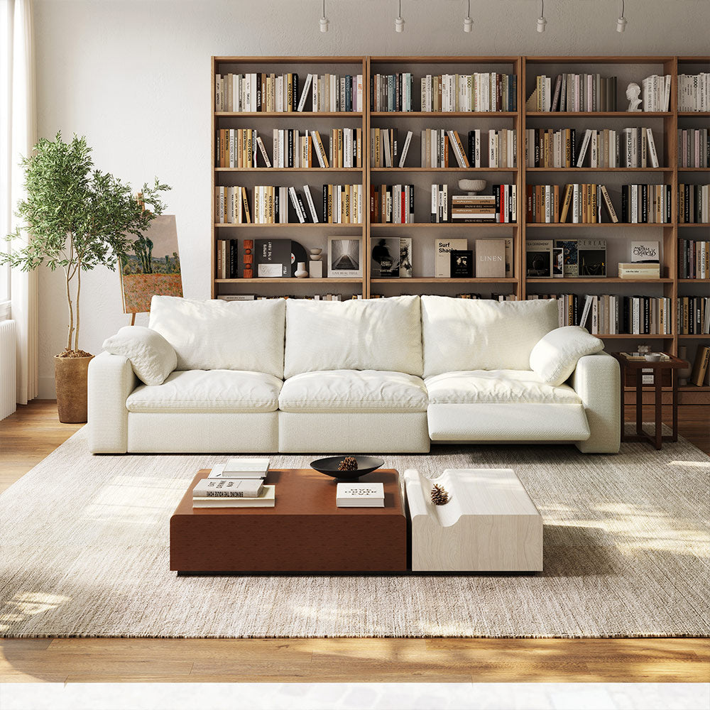 CloudLuxe 3-Piece Modular Recliner Sofa