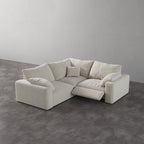 CloudLuxe Corner 3-Piece Modular Recliner Sectional
