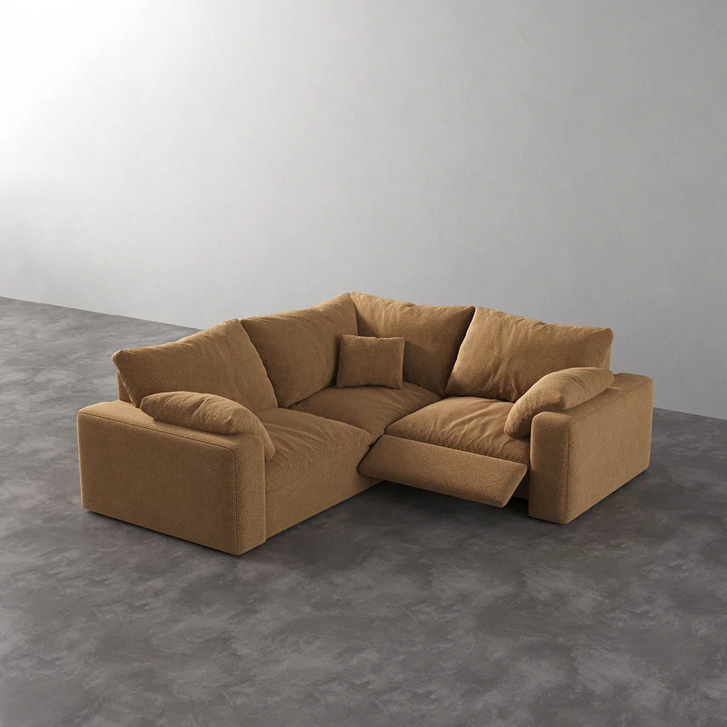 CloudLuxe Corner 3-Piece Modular Recliner Sectional