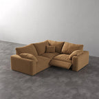 CloudLuxe Corner 3-Piece Modular Recliner Sectional
