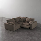 CloudLuxe Corner 3-Piece Modular Recliner Sectional