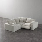 CloudLuxe Corner 3-Piece Modular Recliner Sectional