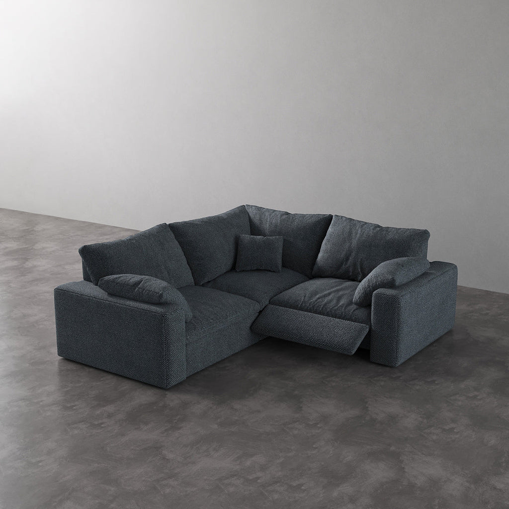 CloudLuxe Corner 3-Piece Modular Recliner Sectional