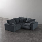 CloudLuxe Corner 3-Piece Modular Recliner Sectional