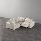 CloudLuxe Corner 3-Piece Modular Recliner Sectional-Corduroy