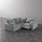 CloudLuxe Corner 3-Piece Modular Recliner Sectional