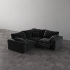 CloudLuxe Corner 3-Piece Modular Recliner Sectional