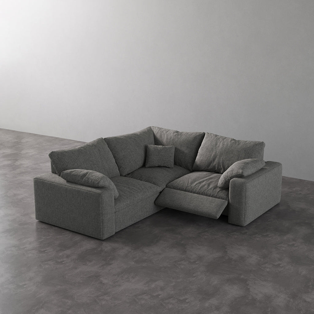 CloudLuxe Corner 3-Piece Modular Recliner Sectional